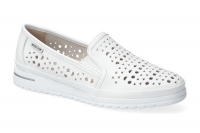 chaussure mephisto mocassins jana perf blanc